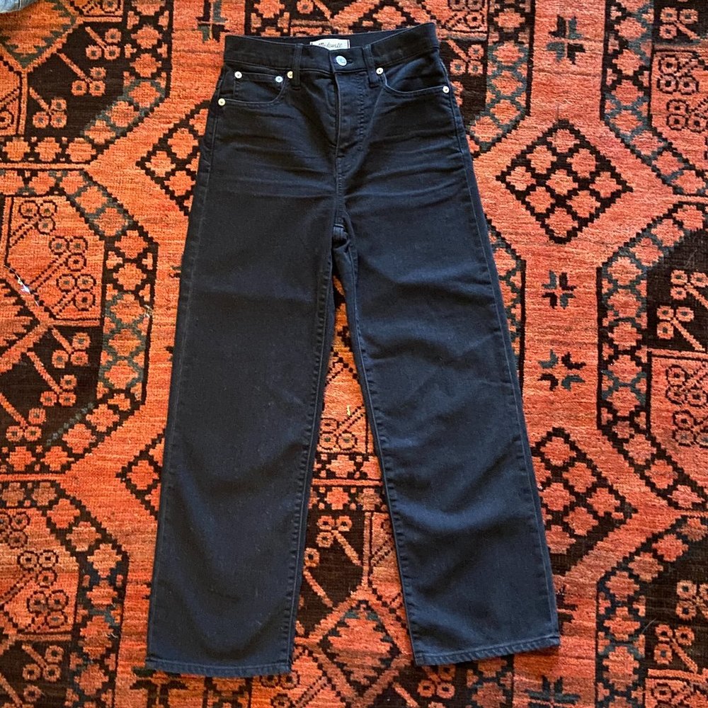 Slim Wide Leg Cropped Madewell Jeans